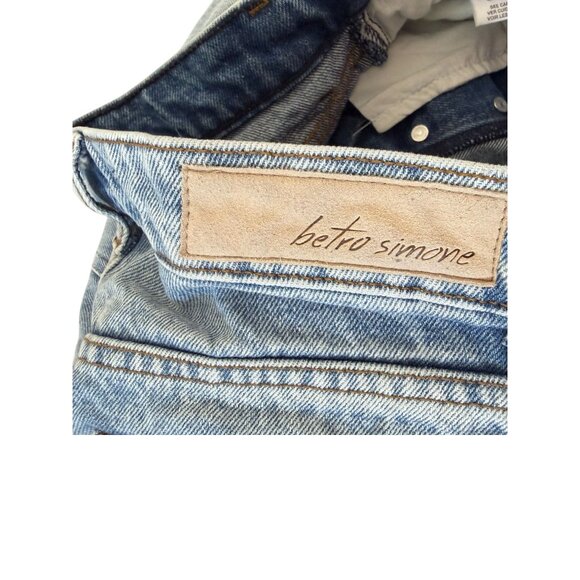 BETRO SIMONE Light Wash 100% Cotton Button Fly Jeans Size 28 - Picture 9 of 10